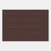 Victoriaans Tapestry  Damask Brown Classic Inpakpapier Vel (Voorkant 2)