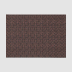 Victoriaans Tapestry  Damask Brown Classic Tissuepapier