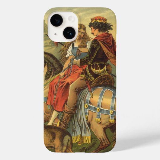 Victoriaans tapijt, broer en zuster Case-Mate iPhone Case (Achterkant)