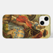 Victoriaans tapijt, broer en zuster Case-Mate iPhone Case (Achterkant (horizontaal))