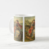 Victoriaans tapijt, broer en zuster Koffiemok (Voorkant links)