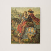  Victoriaans tapijt, broer en zuster Legpuzzel (Verticaal)