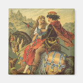  Victoriaans tapijt, broer en zuster Magneet (Voorkant)