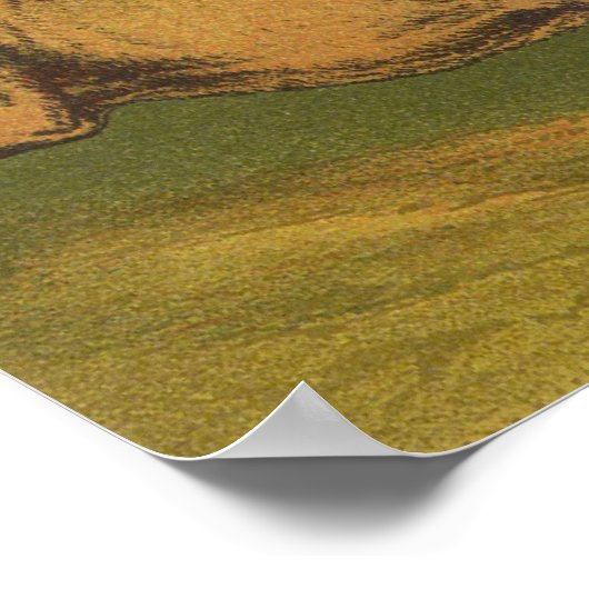  Victoriaans tapijt, broer en zuster Poster (Hoek)