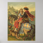  Victoriaans tapijt, broer en zuster Poster (Voorkant)