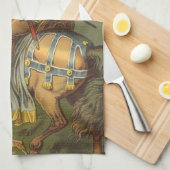  Victoriaans tapijt, broer en zuster Theedoek (Quarter Fold)