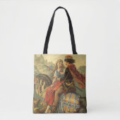  Victoriaans tapijt, broer en zuster Tote Bag (Voorkant)
