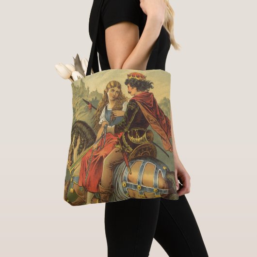  Victoriaans tapijt, broer en zuster Tote Bag (Dichtbij)
