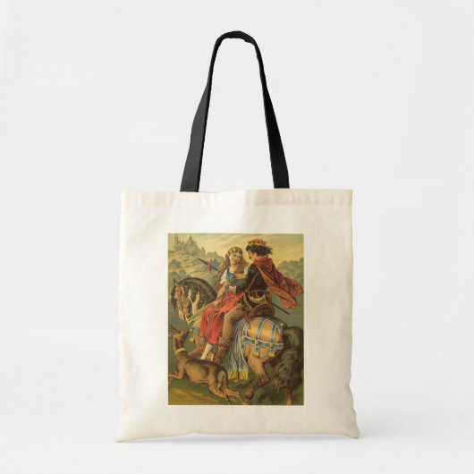  Victoriaans tapijt, broer en zuster Tote Bag (Voorkant)