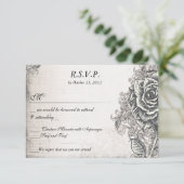 Victoriaans Tattoo Roos RSVP (Staand voorkant)