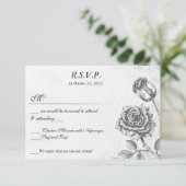 Victoriaans  Tattoo Roos RSVP (Staand voorkant)
