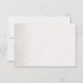 Victoriaans  Tattoo Roos RSVP Kaartje (Achterkant)