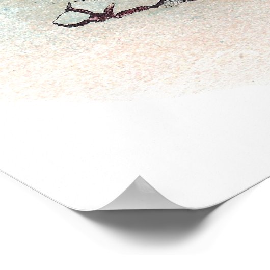 Victoriaans Tea Party in Doghouse Poster (Hoek)