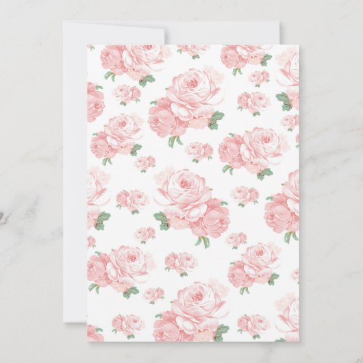  Victoriaans Tea Party Kaart (Achterkant)