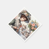  Victoriaans Tea Party Papier servet (Hoek)