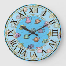 Victoriaans Tea Time Large Clock