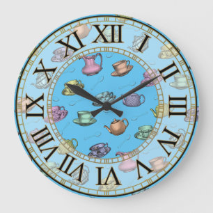 Victoriaans Tea Time Large Clock Grote Klok