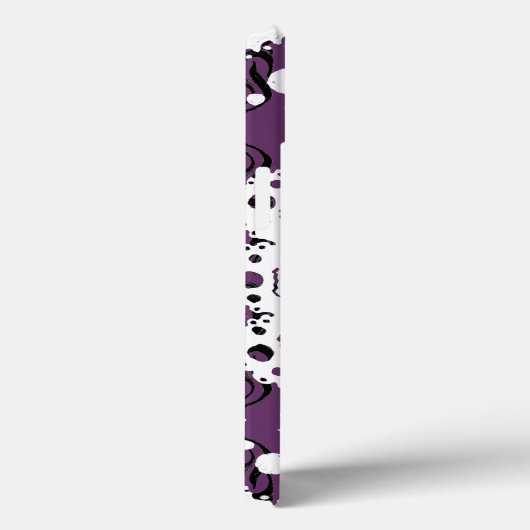 Victoriaans telefoon Natalie Elegant Damask Case-Mate iPhone Case (Achterkant / Rechts)