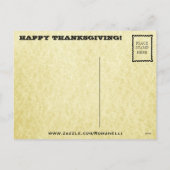 Victoriaans Thanksgiving Briefkaart (Achterkant)