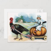 Victoriaans Thanksgiving Briefkaart (Voorkant / Achterkant)