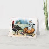  Victoriaans Thanksgiving Feestdagen Kaart (Voorkant)