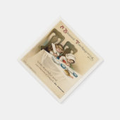  Victoriaans Thanksgiving gepersonaliseerd Servetten (Hoek)