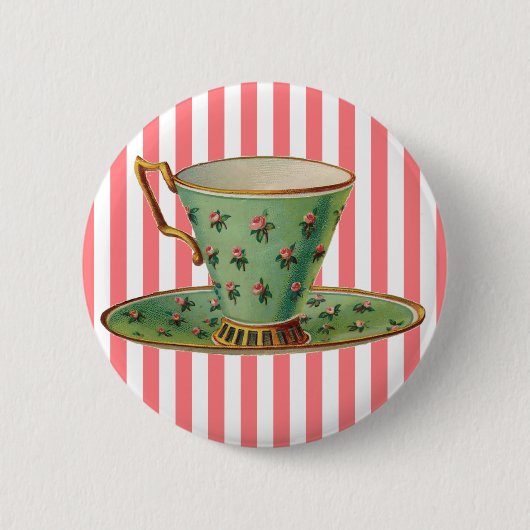  Victoriaans theebeker Ronde Button 5,7 Cm (Voorkant)