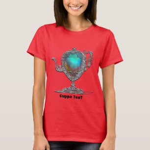 Victoriaans theepot t-shirt