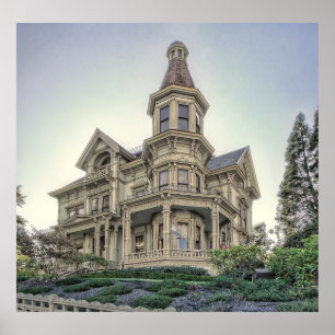 Victoriaans THUIS VLAKKEN Poster