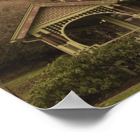 Victoriaans thuisafdrukken poster (Hoek)