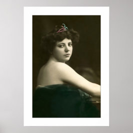 Victoriaans tiara netjurk poster