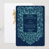 Victoriaans tijdperk 1844 Art Nouveau grens Kaart (Voorkant / Achterkant)