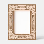 Victoriaans Tijdperk 1850 Roos Bloemengrens Gegraveerde Lijstjes (Voorkant)