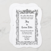 Victoriaans tijdperk 1860 duiven op bloemengrens b kaart (Voorkant / Achterkant)