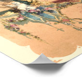  Victoriaans tijdperk 1860 Mercantile Calendar Poster (Hoek)