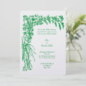 Victoriaans Tijdperk 1874 Botanische Bloemen Borde Kaart (Staand voorkant)