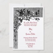 Victoriaans Tijdperk 1874 Hummingbird Pair Bloemen Kaart (Voorkant)