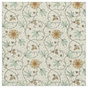  Victoriaans tijdperk 1875 Floral Pattern Stof