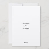 Victoriaans tijdperk 1875 Sinterklaas met speelgoe Feestdagenkaart (Achterkant)