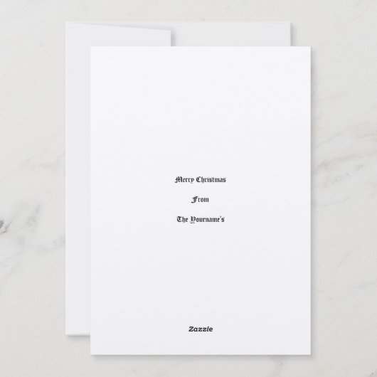 Victoriaans tijdperk 1875 Sinterklaas met speelgoe Feestdagenkaart (Achterkant)