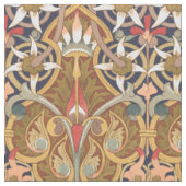 Victoriaans tijdperk 1877 bloemmotief Stof (Close Up)