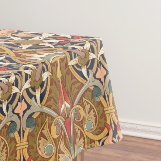  Victoriaans tijdperk 1877 bloemmotief Tafelkleed (Voorbeeld)