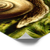 Victoriaans tijdperk 1890 slakken Poster (Hoek)