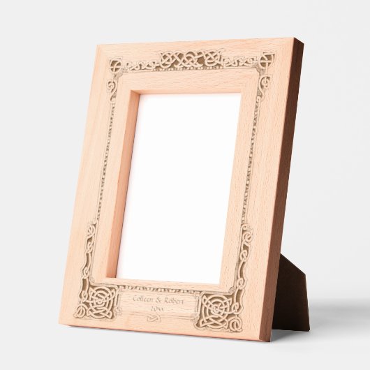 Victoriaans tijdperk 1894 Keltische knopen grens Gegraveerde Lijstjes (Links)