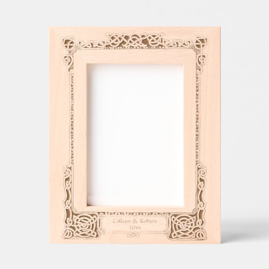 Victoriaans tijdperk 1894 Keltische knopen grens Gegraveerde Lijstjes (Voorkant)