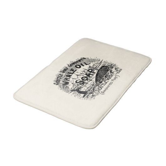 Victoriaans tijdperk 1894 walvisolie zeep en Badmat (Gekanteld)