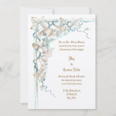  Victoriaans Tijdperk 1896 Wijnstok & Trouwklokken Kaart (Voorkant)