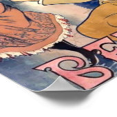 Victoriaans tijdperk 1898 Art Nouveau Absinthe AD Poster (Hoek)