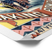  Victoriaans tijdperk Amerika Baking Powder AD Poster (Hoek)