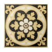  Victoriaans tijdperk Amerikaans Encaustic Tegeltje (Voorkant)